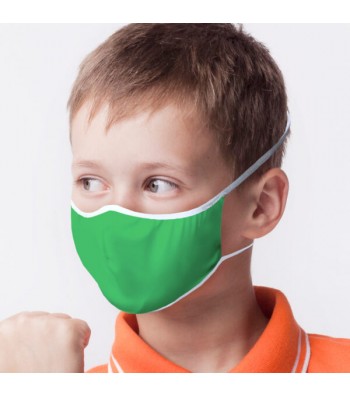 MASCARILLA PROTECTORA HIGIENICA INFANTIL 6-9 AÑOS VERDE