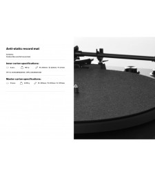 DISCO ANTIESTATICO LP VINILO BLANCO STATON DJ 